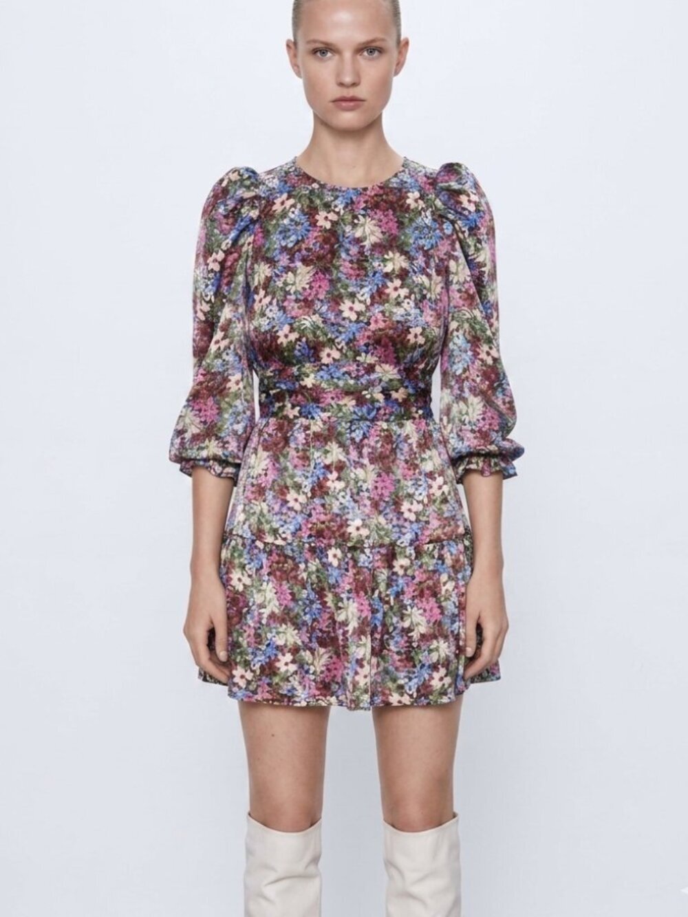 Zara Floral Mini Dress